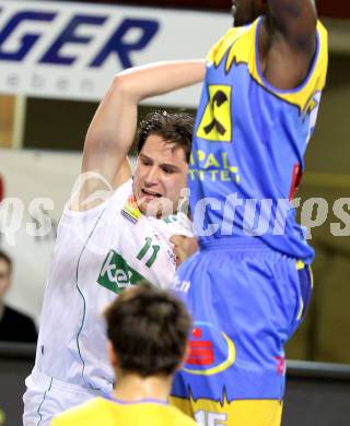 Basketball Bundesliga. Woerthersee Piraten gegen UBC St. Poelten.  Andreas Kuttnig (Piraten). Klagenfurt, 22.1.2011.
Foto:  Kuess

---
pressefotos, pressefotografie, kuess, qs, qspictures, sport, bild, bilder, bilddatenbank