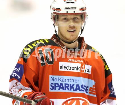 EBEL. Eishockey Bundesliga. KAC gegen Graz 99ers. Tylor Scofield (KAC). Klagenfurt, am 25.1.2011.
Foto: Kuess 

---
pressefotos, pressefotografie, kuess, qs, qspictures, sport, bild, bilder, bilddatenbank