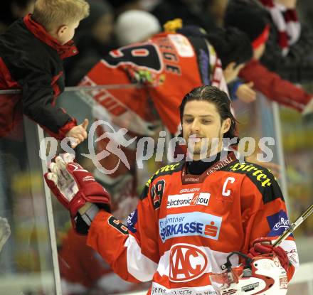 EBEL. Eishockey Bundesliga. KAC gegen Graz 99ers.  Christoph Brandner (KAC). Klagenfurt, am 25.1.2011.
Foto: Kuess 

---
pressefotos, pressefotografie, kuess, qs, qspictures, sport, bild, bilder, bilddatenbank