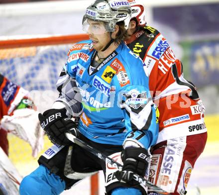 EBEL. Eishockey Bundesliga. KAC gegen EHC LIWEST BLACK WINGS LINZ. Aaron McKenzie (Linz). Klagenfurt, am 28.1.2011.
Foto: Kuess 

---
pressefotos, pressefotografie, kuess, qs, qspictures, sport, bild, bilder, bilddatenbank