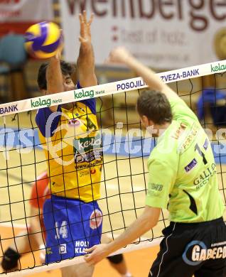 Volleyball. GM Capital Challenge Cup Men 2010/2011.  SK Posojilnica Aich/Dob (AUT)  vs VC Prefaxis MENEN (Bel). Kirchev Petar (Aich/Dob). Prevalje, 1.2.2011.
Foto: Kuess

---
pressefotos, pressefotografie, kuess, qs, qspictures, sport, bild, bilder, bilddatenbank