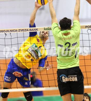 Volleyball. GM Capital Challenge Cup Men 2010/2011.  SK Posojilnica Aich/Dob (AUT)  vs VC Prefaxis MENEN (Bel). Kosl Miha (Aich/Dob). Prevalje, 1.2.2011.
Foto: Kuess

---
pressefotos, pressefotografie, kuess, qs, qspictures, sport, bild, bilder, bilddatenbank