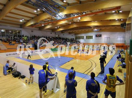 Volleyball. GM Capital Challenge Cup Men 2010/2011.  SK Posojilnica Aich/Dob (AUT)  vs VC Prefaxis MENEN (Bel). Sporthalle in Prevalje. Prevalje, 1.2.2011.
Foto: Kuess

---
pressefotos, pressefotografie, kuess, qs, qspictures, sport, bild, bilder, bilddatenbank