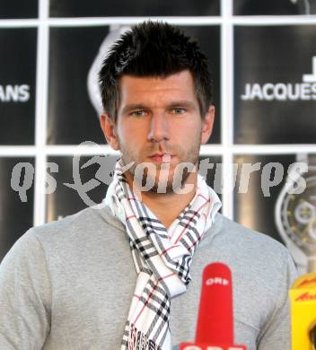 Tennis. Pressekonferenz Juergen Melzer.  Juergen Melzer. St. Veit, am 3.2.2011.
Foto: Kuess

---
pressefotos, pressefotografie, kuess, qs, qspictures, sport, bild, bilder, bilddatenbank