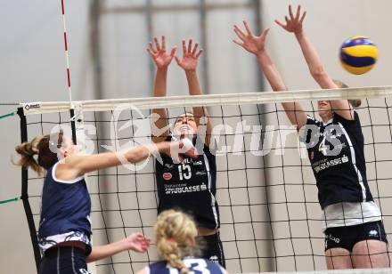 Volleyball EL. ATSC Wildcats gegen ZOK Rijeka. Jennifer Banse, Sabrina Mueller (Wildcats). Klagenfurt, am 5.2.2011.
Foto: Kuess
---
pressefotos, pressefotografie, kuess, qs, qspictures, sport, bild, bilder, bilddatenbank