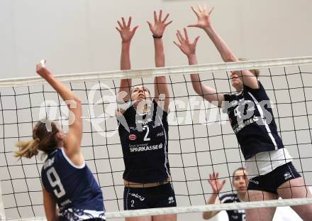 Volleyball EL. ATSC Wildcats gegen ZOK Rijeka. Elisabeth Schilcher, Sabrina Mueller (Wildcats). Klagenfurt, am 5.2.2011.
Foto: Kuess
---
pressefotos, pressefotografie, kuess, qs, qspictures, sport, bild, bilder, bilddatenbank