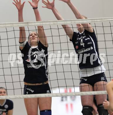 Volleyball EL. ATSC Wildcats gegen ZOK Rijeka. Elisabeth Schilcher, Sabrina Mueller (Wildcats). Klagenfurt, am 5.2.2011.
Foto: Kuess
---
pressefotos, pressefotografie, kuess, qs, qspictures, sport, bild, bilder, bilddatenbank