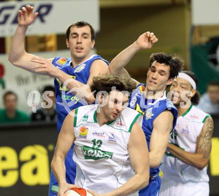 Basketball Bundesliga.  Woerthersee Piraten gegen UBSC Raiffeisen Graz.  Selmir HUsanovic (Piraten). Klagenfurt, 12.2.2011
Foto:  Kuess

---
pressefotos, pressefotografie, kuess, qs, qspictures, sport, bild, bilder, bilddatenbank