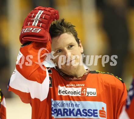 EBEL. Eishockey Bundesliga. KAC gegen SAPA Fehervar AV19. Kirk Furey (KAC). Klagenfurt, am 15.2.2011.
Foto: Kuess
---
pressefotos, pressefotografie, kuess, qs, qspictures, sport, bild, bilder, bilddatenbank