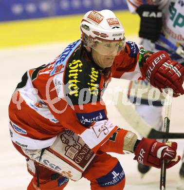 EBEL. Eishockey Bundesliga. KAC gegen SAPA Fehervar AV19. Kirk Furey (KAC). Klagenfurt, am 15.2.2011.
Foto: Kuess
---
pressefotos, pressefotografie, kuess, qs, qspictures, sport, bild, bilder, bilddatenbank