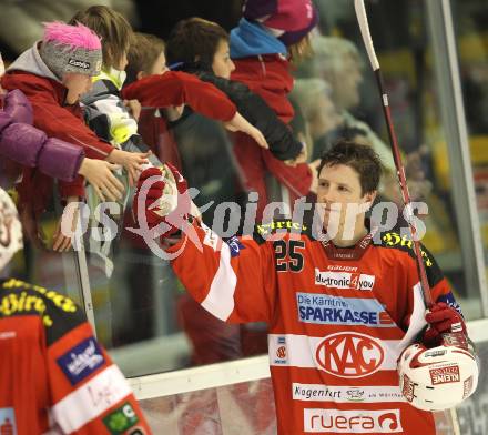 EBEL. Eishockey Bundesliga. KAC gegen SAPA Fehervar AV19. Kirk Furey (KAC). Klagenfurt, am 15.2.2011.
Foto: Kuess
---
pressefotos, pressefotografie, kuess, qs, qspictures, sport, bild, bilder, bilddatenbank