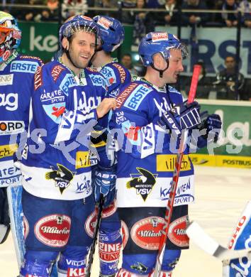 EBEL. Eishockey Bundesliga. EC  VSV gegen KAC. Derek Damon, Gerhard Unterluggauer (VSV). Villach, am 18.2.2011.
Foto: Kuess 


---
pressefotos, pressefotografie, kuess, qs, qspictures, sport, bild, bilder, bilddatenbank