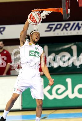 Basketball Bundesliga.  Woerthersee Piraten gegen BC Vienna .  Thomas Kennedy (Piraten). Klagenfurt, 19.2.2011
Foto:  Kuess

---
pressefotos, pressefotografie, kuess, qs, qspictures, sport, bild, bilder, bilddatenbank