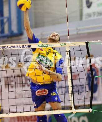 Volleyball. Challenge Cup. SK Aich/Dob gegen Arkas Izmir (TUR). Neshev Neven (Aich/Dob). Prevalje, 22.2.2011.
Foto: Kuess

---
pressefotos, pressefotografie, kuess, qs, qspictures, sport, bild, bilder, bilddatenbank