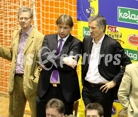 Volleyball. Challenge Cup. SK Aich/Dob gegen Arkas Izmir (TUR). Werner Pietsch, Harald Kogler (Aich/Dob). Prevalje, 22.2.2011.
Foto: Kuess

---
pressefotos, pressefotografie, kuess, qs, qspictures, sport, bild, bilder, bilddatenbank