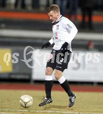 Fussball Erste Liga. WAC/St. Andrae gegen SV Groedig. Manuel Kerhe (WAC). Wolfsberg, 25.2.2011
Foto: Kuess

---
pressefotos, pressefotografie, kuess, qs, qspictures, sport, bild, bilder, bilddatenbank