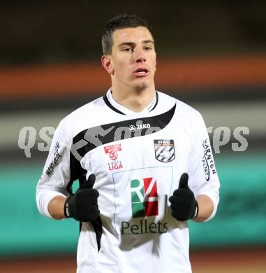 Fussball Erste Liga. WAC/St. Andrae gegen SV Groedig. Sandro Gotal (WAC). Wolfsberg, 25.2.2011
Foto: Kuess

---
pressefotos, pressefotografie, kuess, qs, qspictures, sport, bild, bilder, bilddatenbank