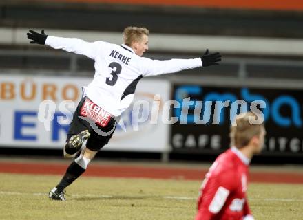 Fussball Erste Liga. WAC/St. Andrae gegen SV Groedig. Torjubel Manuel Kerhe (WAC). Wolfsberg, 25.2.2011
Foto: Kuess

---
pressefotos, pressefotografie, kuess, qs, qspictures, sport, bild, bilder, bilddatenbank