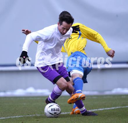 Fussball Regionalliga. SK Austria Klagenfurt. Tag der Austria Familie. Testspiel SK Austria Klagenfurt gegen Sencur (SLO). Matthias Dollinger (Klagenfurt).  Klagenfurt, am 26.2.2011.
Foto: Kuess
---
pressefotos, pressefotografie, kuess, qs, qspictures, sport, bild, bilder, bilddatenbank