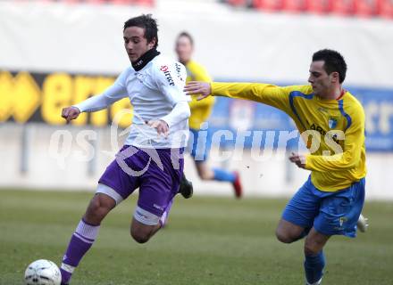 Fussball Regionalliga. SK Austria Klagenfurt. Tag der Austria Familie. Testspiel SK Austria Klagenfurt gegen Sencur (SLO). Markus Pink (Klagenfurt).  Klagenfurt, am 26.2.2011.
Foto: Kuess
---
pressefotos, pressefotografie, kuess, qs, qspictures, sport, bild, bilder, bilddatenbank