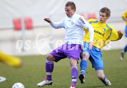 Fussball Regionalliga. SK Austria Klagenfurt. Tag der Austria Familie. Testspiel SK Austria Klagenfurt gegen Sencur (SLO). Michael Kulnik (Klagenfurt).  Klagenfurt, am 26.2.2011.
Foto: Kuess
---
pressefotos, pressefotografie, kuess, qs, qspictures, sport, bild, bilder, bilddatenbank