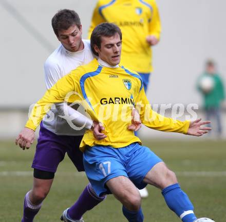 Fussball Regionalliga. SK Austria Klagenfurt. Tag der Austria Familie. Testspiel SK Austria Klagenfurt gegen Sencur (SLO). Matthias Wrienz (Klagenfurt).  Klagenfurt, am 26.2.2011.
Foto: Kuess
---
pressefotos, pressefotografie, kuess, qs, qspictures, sport, bild, bilder, bilddatenbank