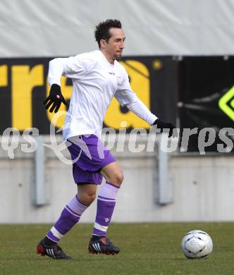 Fussball Regionalliga. SK Austria Klagenfurt. Tag der Austria Familie. Testspiel SK Austria Klagenfurt gegen Sencur (SLO). Matthias Dollinger (Klagenfurt).  Klagenfurt, am 26.2.2011.
Foto: Kuess
---
pressefotos, pressefotografie, kuess, qs, qspictures, sport, bild, bilder, bilddatenbank