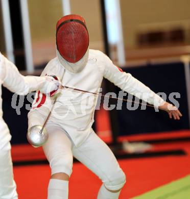 Fechten. Europameisterschaft Kadetten.  Lukas Puchacher. Klagenfurt, am 24.2.2011.
Foto: Kuess
---
pressefotos, pressefotografie, kuess, qs, qspictures, sport, bild, bilder, bilddatenbank