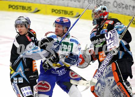 EBEL. Eishockey Bundesliga. EC  VSV gegen EHC LIWEST Linz. Roland Kaspitz, (VSV), Alex Westlund , OBERKOFLER Daniel (Linz). Villach, am 27.2.2011.
Foto: Kuess 


---
pressefotos, pressefotografie, kuess, qs, qspictures, sport, bild, bilder, bilddatenbank