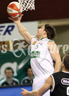 Basketball ABL 2010-11 H2. Woerthersee Piraten gegen WBC Raiffeisen Wels.  Andreas Kuttnig (Piraten). Klagenfurt, 3.3.2011
Foto:  Kuess

---
pressefotos, pressefotografie, kuess, qs, qspictures, sport, bild, bilder, bilddatenbank