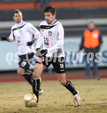 Fussball. Erste Liga. WAC/St. Andrae gegen FC Lustenau. Markus Kreuz (WAC). Wolfsberg, 4.3.2011.
Foto: Kuess

---
pressefotos, pressefotografie, kuess, qs, qspictures, sport, bild, bilder, bilddatenbank