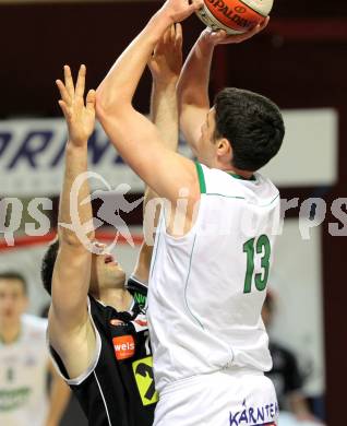 Basketball ABL 2010-11 H2. Woerthersee Piraten gegen WBC Raiffeisen Wels.  Erik Rhinehart, (Piraten). Klagenfurt, 3.3.2011
Foto:  Kuess

---
pressefotos, pressefotografie, kuess, qs, qspictures, sport, bild, bilder, bilddatenbank