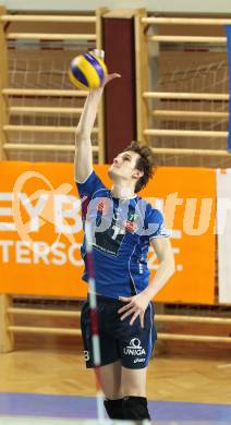 Volleyball AVL. VBL Woerthersee Loewen gegen Hypo Tirol Volleyballteam. Arno Amalthof (Tirol). Klagenfurt, am 5.3.2011.
Foto: Kuess 
---
pressefotos, pressefotografie, kuess, qs, qspictures, sport, bild, bilder, bilddatenbank