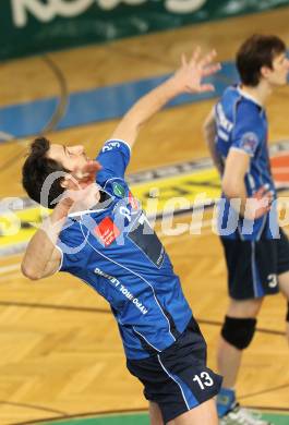 Volleyball AVL. VBL Woerthersee Loewen gegen Hypo Tirol Volleyballteam. Jan Svoboda (Tirol). Klagenfurt, am 5.3.2011.
Foto: Kuess 
---
pressefotos, pressefotografie, kuess, qs, qspictures, sport, bild, bilder, bilddatenbank