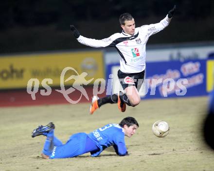 Fussball. Erste Liga. WAC/St. Andrae gegen FC Lustenau. Sandro Gotal, (WAC), Elias Kircher (Lustenau). Wolfsberg, 4.3.2011.
Foto: Kuess

---
pressefotos, pressefotografie, kuess, qs, qspictures, sport, bild, bilder, bilddatenbank