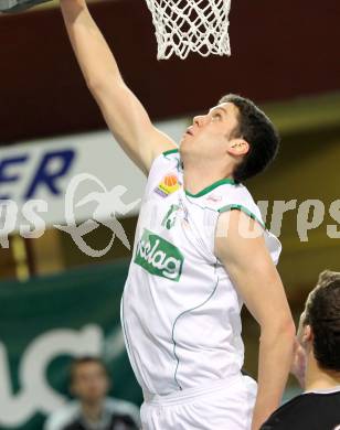 Basketball ABL 2010-11 H2. Woerthersee Piraten gegen WBC Raiffeisen Wels.  Erik Rhinehart (Piraten). Klagenfurt, 3.3.2011
Foto:  Kuess

---
pressefotos, pressefotografie, kuess, qs, qspictures, sport, bild, bilder, bilddatenbank