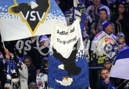 EBEL. Eishockey Bundesliga. EC  VSV gegen EHC LIWEST Linz.  Fans. Villach, am 8.3.2011.
Foto: Kuess 


---
pressefotos, pressefotografie, kuess, qs, qspictures, sport, bild, bilder, bilddatenbank