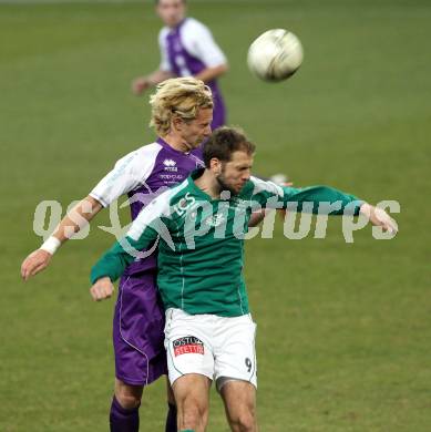 Fussball. Regionalliga. SK Austria Klagenfurt gegen DSV Leoben. Johannes Isopp, (Klagenfurt), Diego Rottensteiner (Leoben). Klagenfurt, 11.3.2011.
Fotos: Kuess
---
pressefotos, pressefotografie, kuess, qs, qspictures, sport, bild, bilder, bilddatenbank