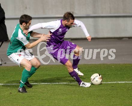 Fussball. Regionalliga. SK Austria Klagenfurt gegen DSV Leoben. Kai Schoppitsch, (Klagenfurt), Bernhard Murh (Leoben). Klagenfurt, 11.3.2011.
Fotos: Kuess
---
pressefotos, pressefotografie, kuess, qs, qspictures, sport, bild, bilder, bilddatenbank