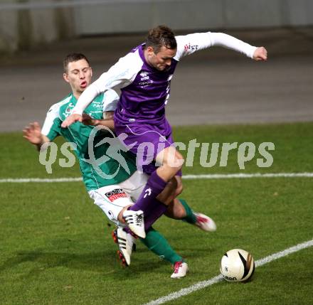 Fussball. Regionalliga. SK Austria Klagenfurt gegen DSV Leoben. Kai Schoppitsch, (Klagenfurt), Marcel Derndorfer (Leoben). Klagenfurt, 11.3.2011.
Fotos: Kuess
---
pressefotos, pressefotografie, kuess, qs, qspictures, sport, bild, bilder, bilddatenbank