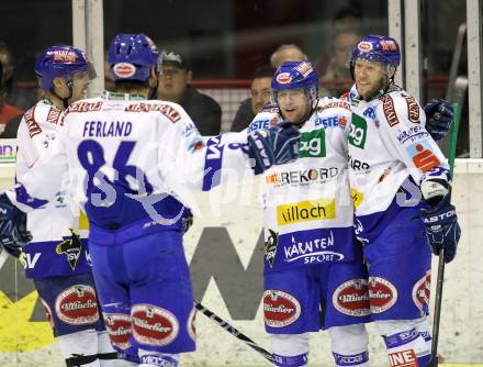 EBEL. Eishockey Bundesliga. KAC gegen VSV. Torjubel VSV. Klagenfurt, am 15.3.2011.
Foto: Kuess 

---
pressefotos, pressefotografie, kuess, qs, qspictures, sport, bild, bilder, bilddatenbank