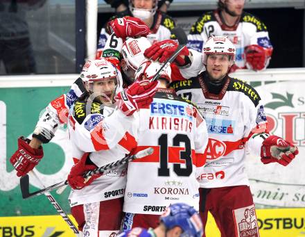 EBEL. Eishockey Bundesliga. EC  VSV gegen KAC. Torjubel KAC. Villach, am 17.3.2011.
Foto: Kuess 


---
pressefotos, pressefotografie, kuess, qs, qspictures, sport, bild, bilder, bilddatenbank