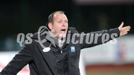 Fussball Erste Liga. WAC/St. Andrae gegen SKN St. Poelten.  Trainer Martin Scherb (St.Poelten). Wolfsberg, 18.3.2011
Foto: Kuess

---
pressefotos, pressefotografie, kuess, qs, qspictures, sport, bild, bilder, bilddatenbank