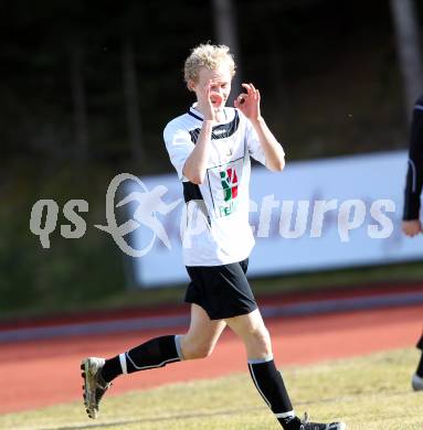 Fussball Kaerntner Liga. Voelkermarkt gegen WAC/St. Andrae Amateure 1B. Torjubel Marcel Stoni (WAC). Voelkermarkt, am 19.3.2011.
Foto: Kuess
---
pressefotos, pressefotografie, kuess, qs, qspictures, sport, bild, bilder, bilddatenbank