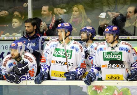 EBEL. Eishockey Bundesliga. KAC gegen VSV. Damon Derek, Langfeld Josh,  Petrik Benjamin (VSV). Klagenfurt, am 20.3.2011.
Foto: Kuess 

---
pressefotos, pressefotografie, kuess, qs, qspictures, sport, bild, bilder, bilddatenbank