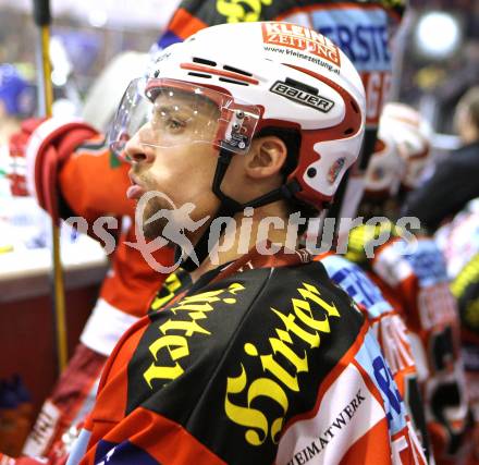 EBEL. Eishockey Bundesliga. KAC gegen VSV. Reichel Johannes (KAC). Klagenfurt, am 20.3.2011.
Foto: Kuess 

---
pressefotos, pressefotografie, kuess, qs, qspictures, sport, bild, bilder, bilddatenbank