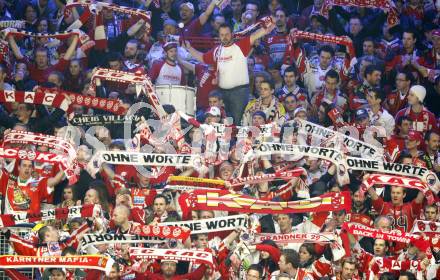 EBEL. Eishockey Bundesliga. EC  VSV gegen KAC.  Fans. Villach, am 22.3.2011.
Foto: Kuess 


---
pressefotos, pressefotografie, kuess, qs, qspictures, sport, bild, bilder, bilddatenbank