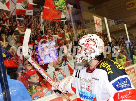 EBEL. Eishockey Bundesliga. EC  VSV gegen KAC.  Jubel Andy Chiodo (KAC). Villach, am 22.3.2011.
Foto: Kuess 


---
pressefotos, pressefotografie, kuess, qs, qspictures, sport, bild, bilder, bilddatenbank