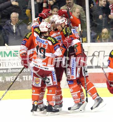 EBEL. Eishockey Bundesliga. KAC gegen VSV. Jubel KAC. Klagenfurt, am 24.3.2011.
Foto: Kuess 

---
pressefotos, pressefotografie, kuess, qs, qspictures, sport, bild, bilder, bilddatenbank