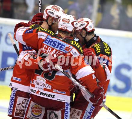 EBEL. Eishockey Bundesliga. KAC gegen VSV. Torjubel KAC. Klagenfurt, am 24.3.2011.
Foto: Kuess 

---
pressefotos, pressefotografie, kuess, qs, qspictures, sport, bild, bilder, bilddatenbank